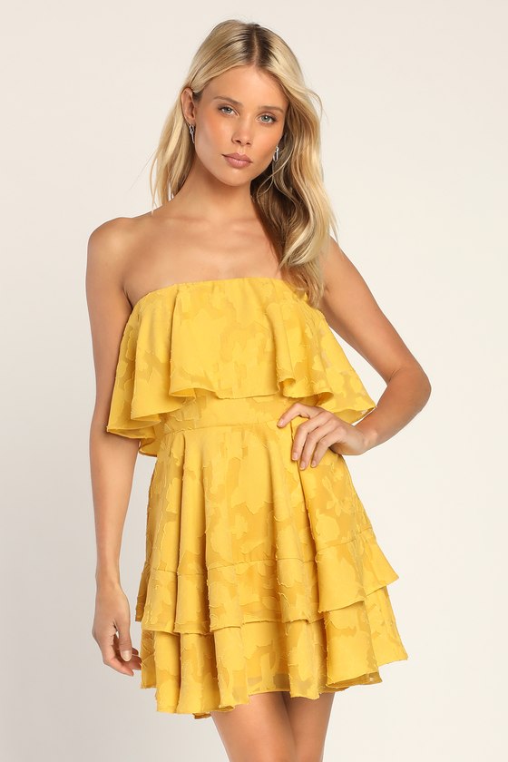 lulus yellow dress